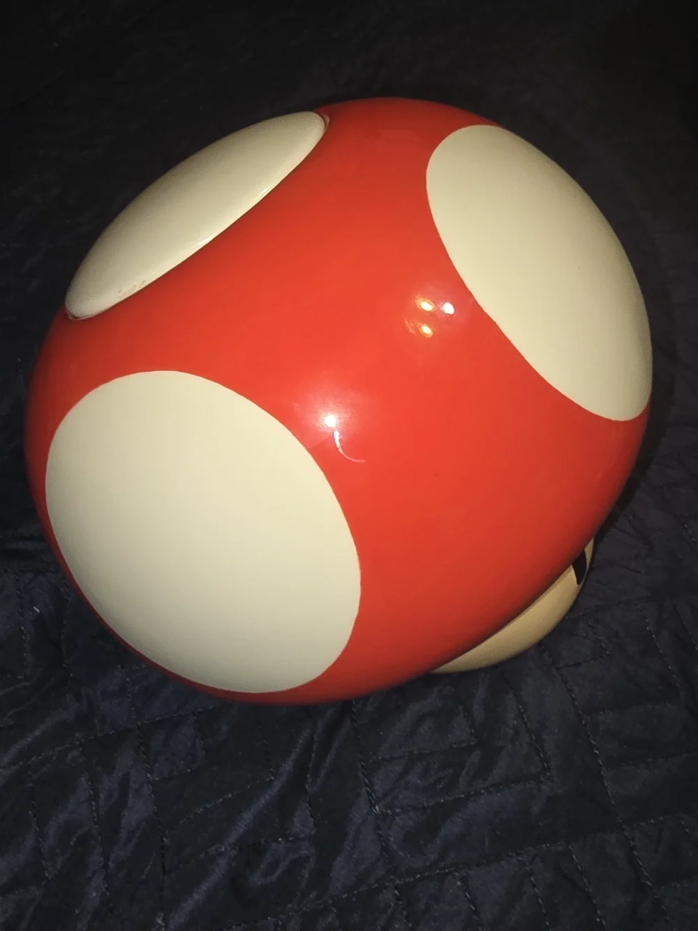 Ceramic Super Mario Mushroom Cookie Jar